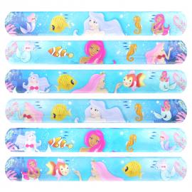 Slap Bracelet Snap Rannekoru Mermaid