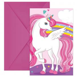 Unicorn Rainbow Kutsukortit