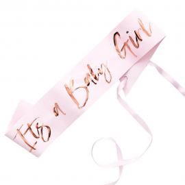 It's a Baby Girl Sash-olkanauha