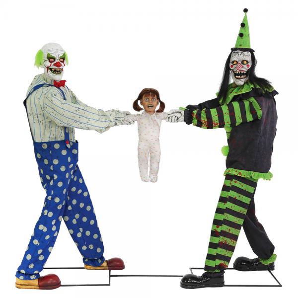 Tug-of-War Clowns Halloween-rekvisiitta