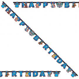Paw Patrol Party Happy Birthday Banderolli