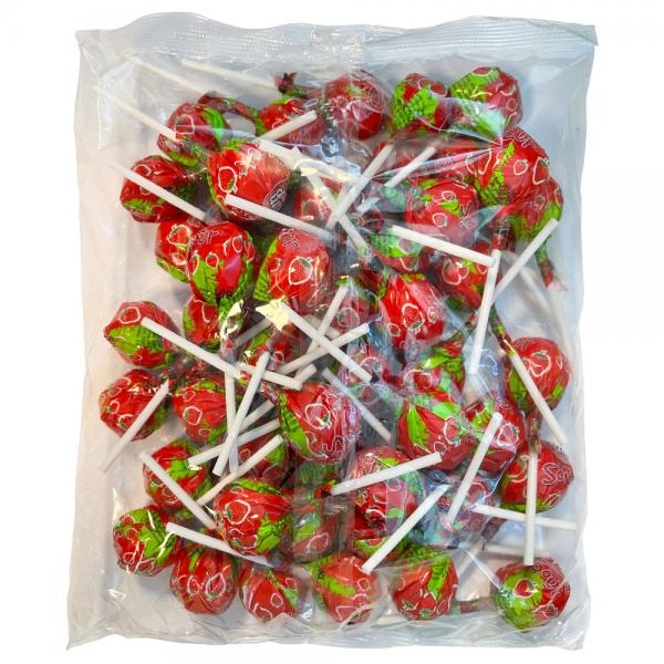 Gum Pop Extra Sour Mansikka Tikkarit 48-pakkaus