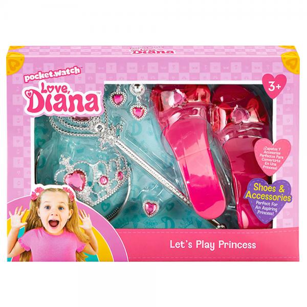 Love Diana Prinsessa Setti 3-6-vuotiaalle