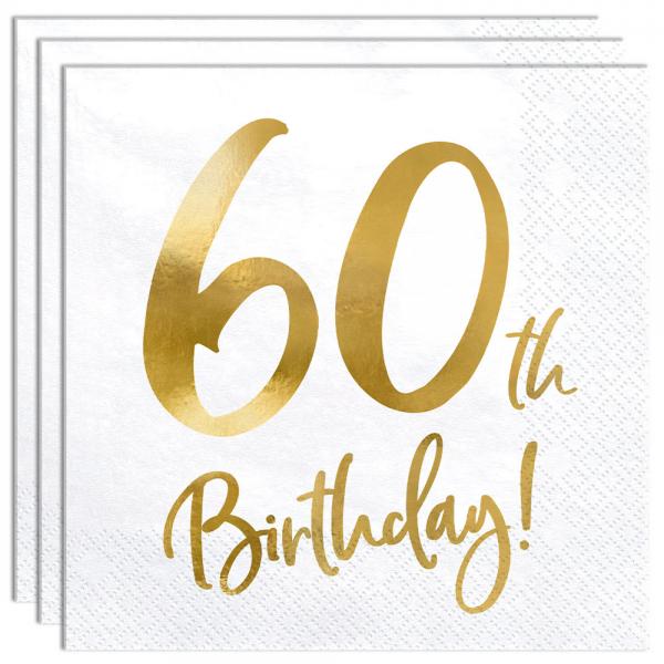 60th Birthday Lautasliinat Kulta