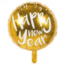 Kultainen Happy New Year Ilmapallo