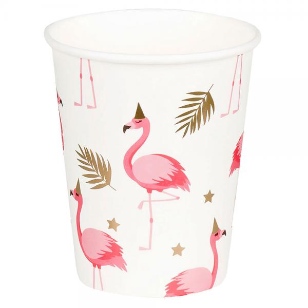 Pahvimukit Flamingos 10-pakkaus