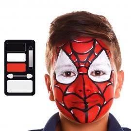 Lasten Spiderman-meikki