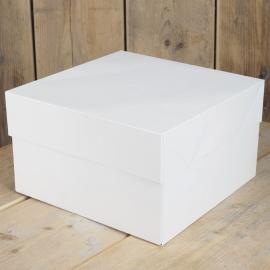 Kakkulaatikot Valkoiset 28 cm 25-pakkaus