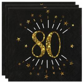 Lautasliinat 80 v Birthday Party Kulta