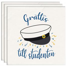 Servetit Grattis Till Studenten