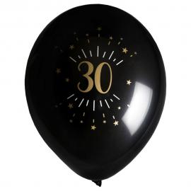 Ilmapallot 30 v Birthday Party Kulta