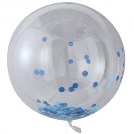 Isot KonfettI-ilmapallot Sininen