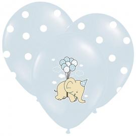 Baby Shower Ilmapallot Elephant Mix Sininen