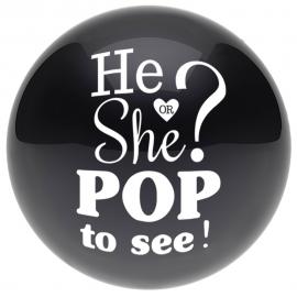 He or She Pop To See Konfetti-ilmapallo