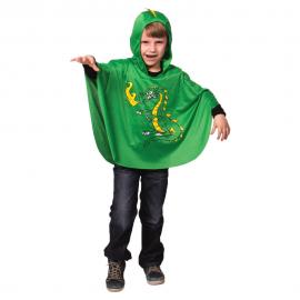 Lohikäärme Poncho Lapset Vihreä 5-9 vuotta