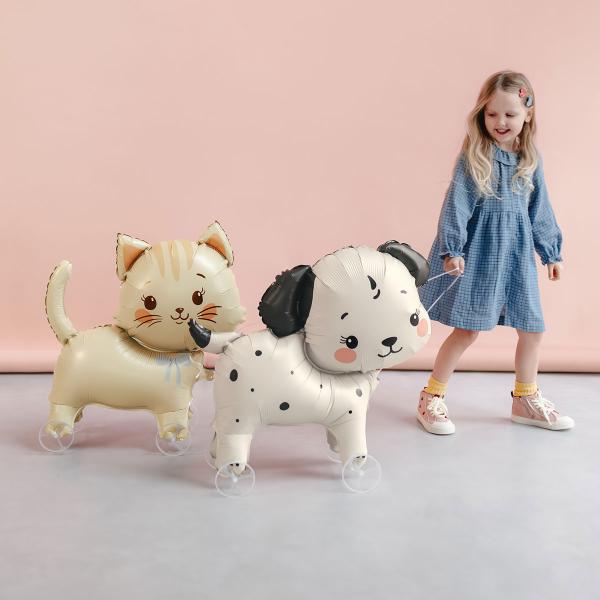 Folioilmapallo Koira Pyörillä 70 x 59 cm