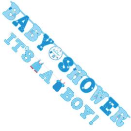 Baby Shower Its a Baby Boy Jumbo Kirjainnauhat