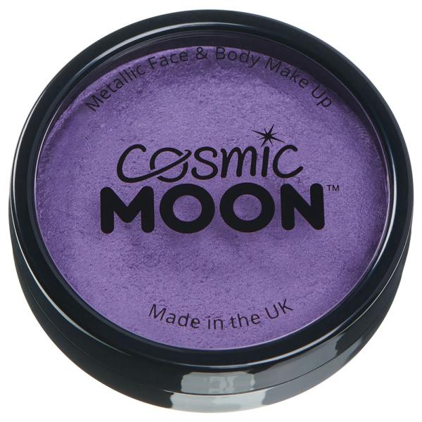 Cosmic Moon Metallinen Vartalo- & Kasvomaali Violetti 36 g