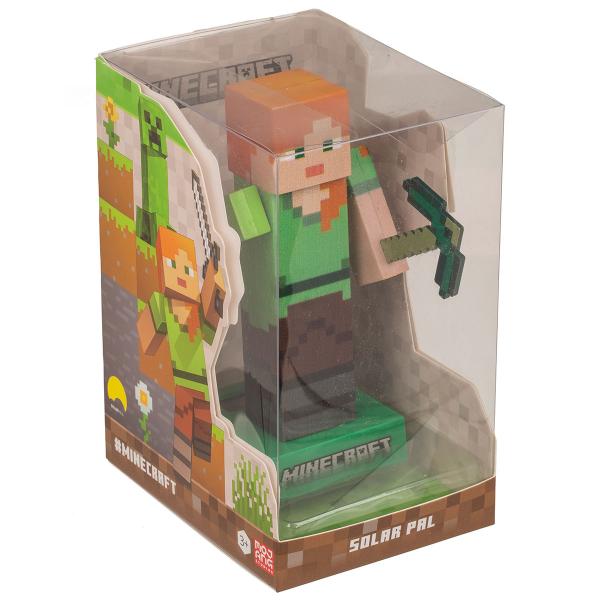Minecraft Alex Aurinkokennohahmo 13 cm