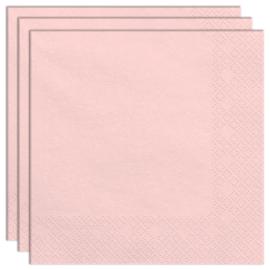 Paperiservetit Vaaleanpinkki