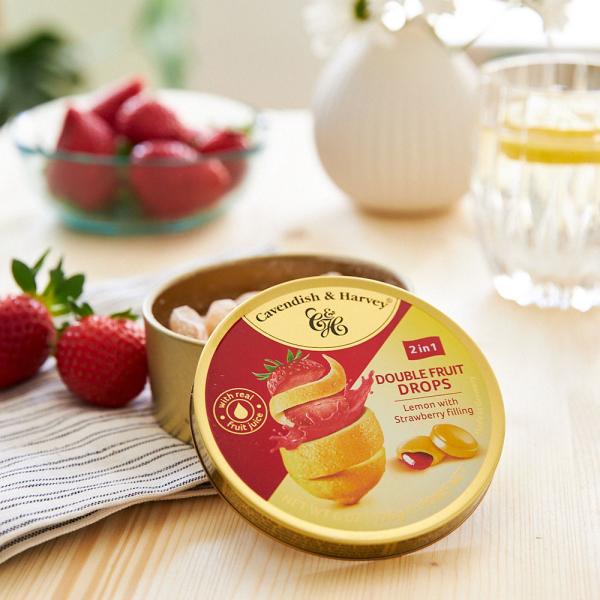 Lemon & Strawberry Drops 175 g