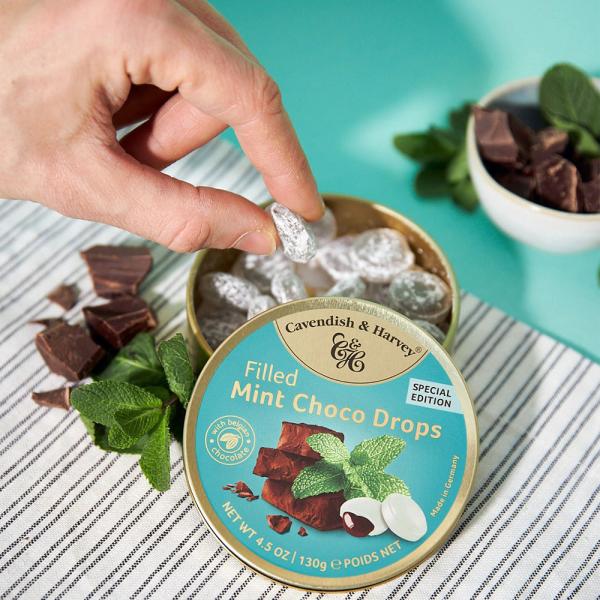 Mint Choco Filled Drops 130 g