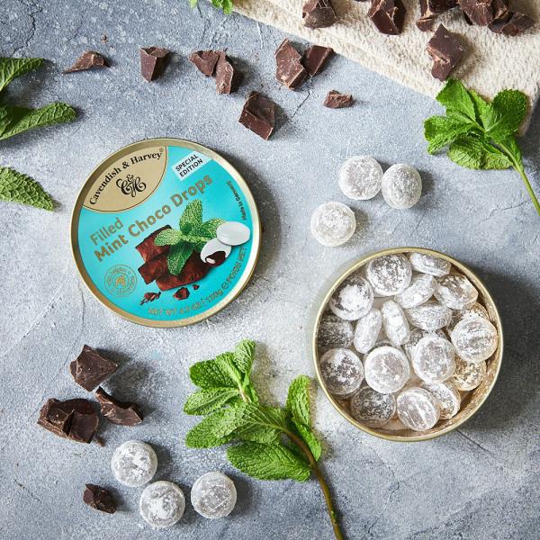 Mint Choco Filled Drops 130 g