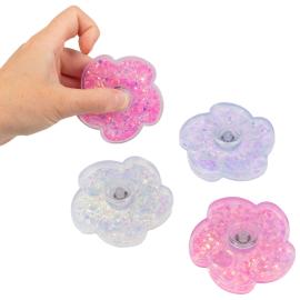 Fidget Spinner Kimallenesteell&auml; 6,5 cm