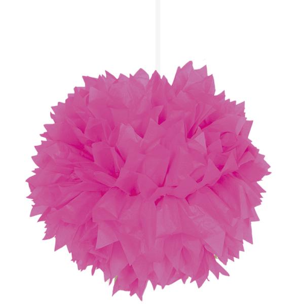 Neon Pompom-koristeet Vaaleanpunainen