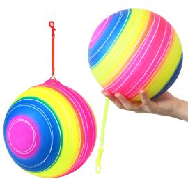 Sateenkaarineonpallo Spiraaliketjulla 25 cm