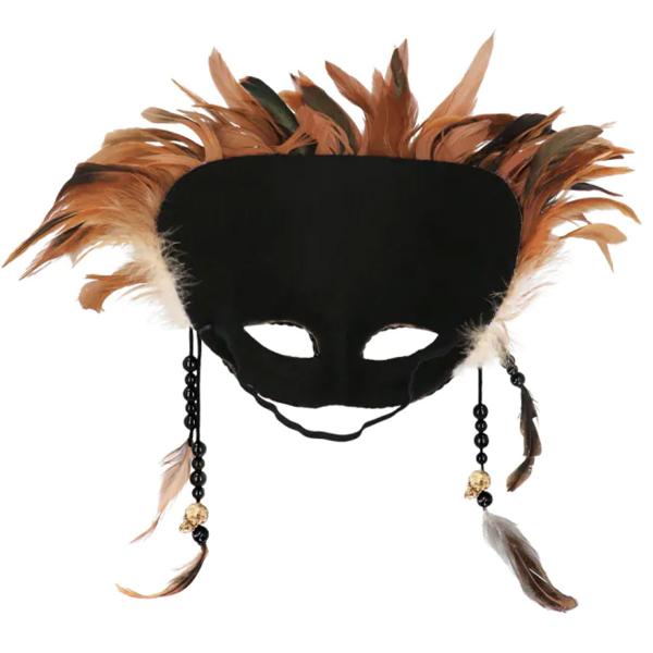 Voodoo Puolinaamio Höyhenillä