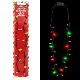 Kaulakoru LED-jouluvalosarjalla 90 cm