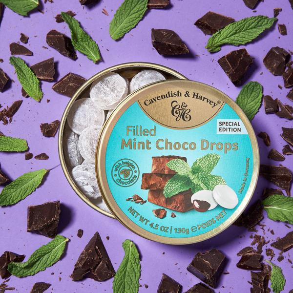 Mint Choco Filled Drops 130 g