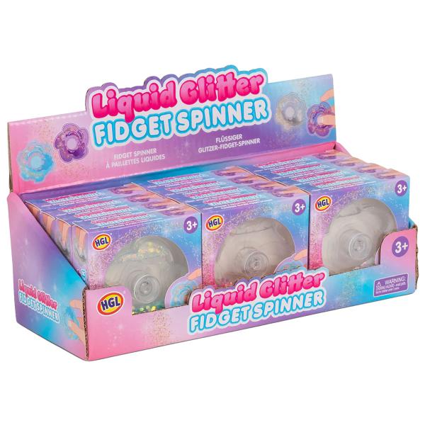 Fidget Spinner Kimallenesteellä 6,5 cm