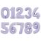 Numeroilmapallo Satiini Violetti