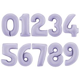 Numeroilmapallo Satiini Violetti 2