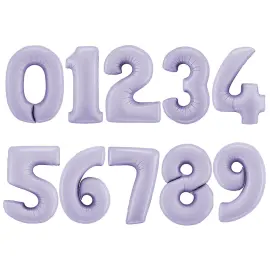 Numeroilmapallo Satiini Violetti