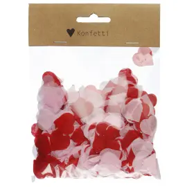 Konfetti Sydämet Punainen & Vaaleanpunainen