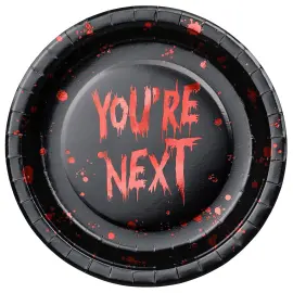 Pahvilautaset You're Next Musta/Punainen