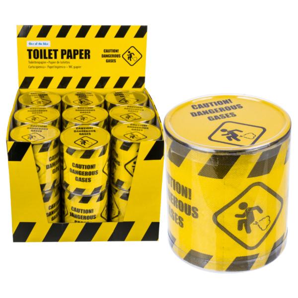 WC-paperi Caution Dangerous Gases
