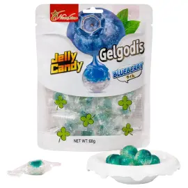 Hyytel&ouml;karkit Mustikka 68g