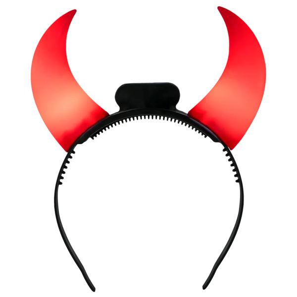 Hiuspanta Paholaisen Sarvet LED