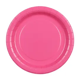 Paperilautaset Tummanpinkki