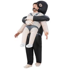 Puhallettava Carry Me Kaappaaja Naamiaisasu
