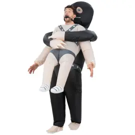 Puhallettava Carry Me Kaappaaja Naamiaisasu