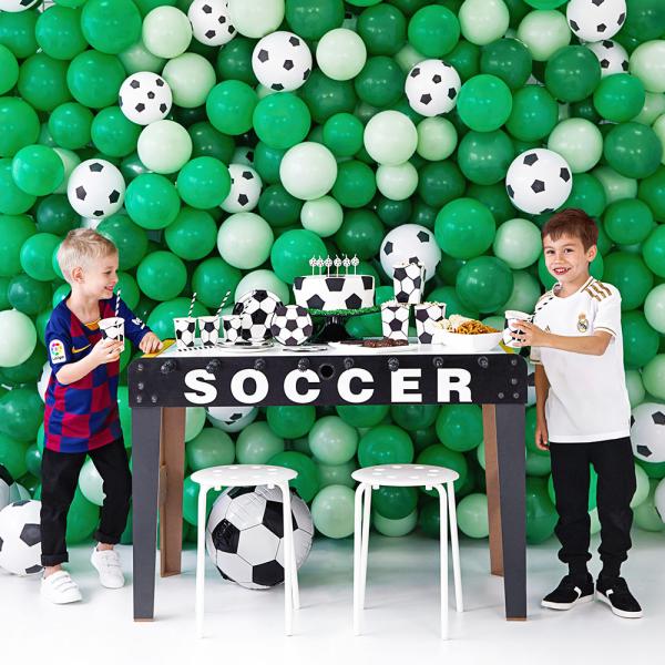 Kakkukynttilät Jalkapallo 6-pakkaus