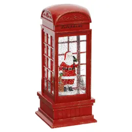 Joulukoriste Joulupukki Puhelinkopissa