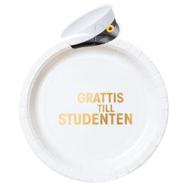 Grattis Till Studenten Pahviset Lautaset