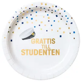 Grattis Till Studenten Pahvilautaset