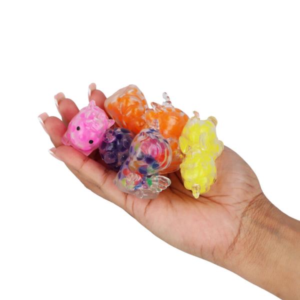 Squishy Yksisarvinen Lelu Helmillä 5 cm